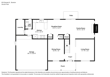 Floor plan 1 for 630 Ephrata Dr