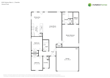 Floor plan 1 for 6302 Sydney Mae Ln