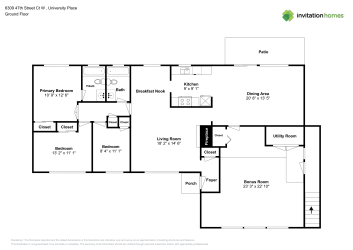 Floor plan 2 for 6309 47th Street Ct W