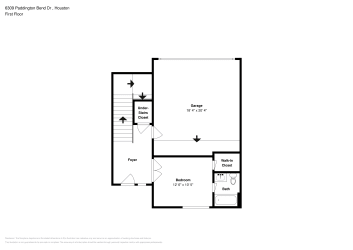 Floor plan 1 for 6309 Paddington Bend Dr