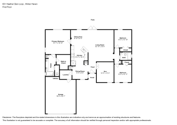 Floor plan 1 for 631 Heather Glen Loop