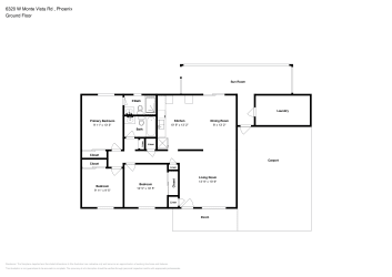 Floor plan 1 for 6320 W Monte Vista Rd