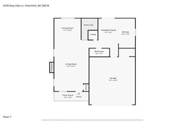 Floor plan 1 for 6329 Day Lilly Ln