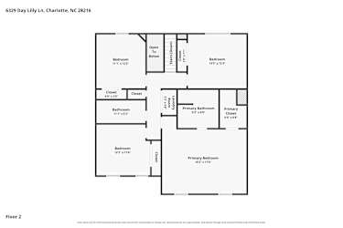 Floor plan 2 for 6329 Day Lilly Ln