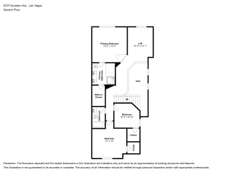 Floor plan 2 for 6337 Azurelyn Ave