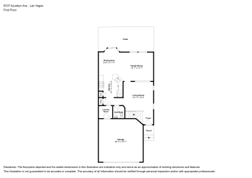 Floor plan 1 for 6337 Azurelyn Ave