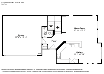 Floor plan 1 for 6341 Blushing Willow St