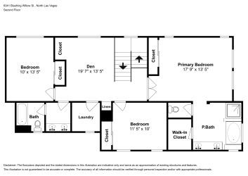 Floor plan 2 for 6341 Blushing Willow St