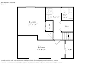 Floor plan 1 for 6341 W 109th Pl