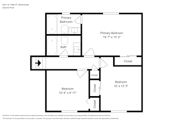Floor plan 3 for 6341 W 109th Pl