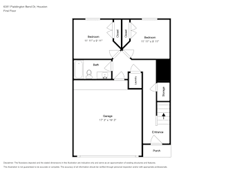 Floor plan 1 for 6351 Paddington Bend Dr