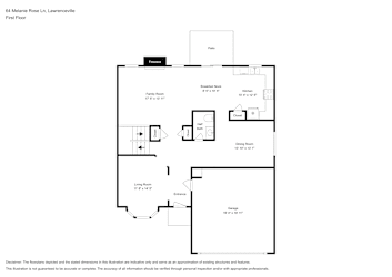 Floor plan 1 for 64 Melanie Rose Ln