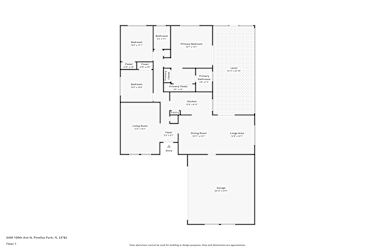 Floor plan 1 for 6409 109th Ave N