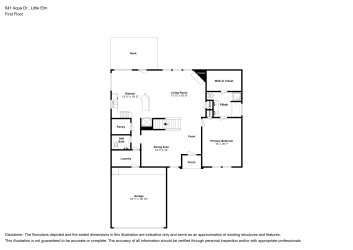 Floor plan 1 for 641 Aqua Dr