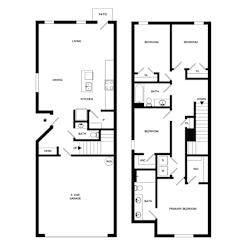 Floor plan 1 for 6410 Blue Trl