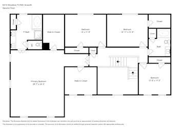Floor plan 2 for 6410 Woodlore Trl NW