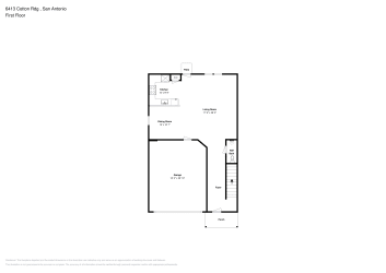 Floor plan 1 for 6413 Cotton Rdg