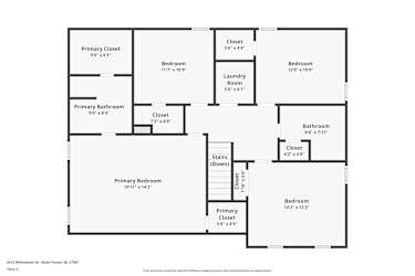 Floor plan 2 for 6413 Willowlawn Dr