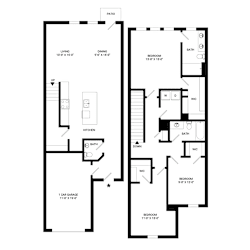 Floor plan 1 for 6452 Blue Trl