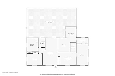 Floor plan 1 for 6460 Grant Ct