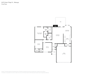 Floor plan 1 for 6476 Green Ridge Dr