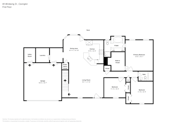 Floor plan 1 for 65 Windsong Dr