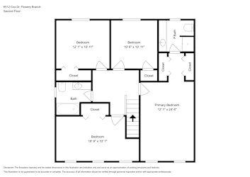 Floor plan 2 for 6512 Cox Dr