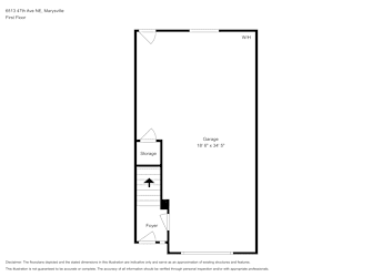 Floor plan 1 for 6513 47th Ave NE