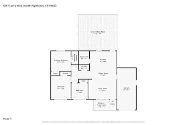 Floor plan 1 for 6517 Larry Way