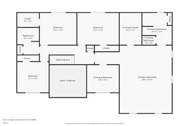 Floor plan 2 for 6521 Carriage Ln