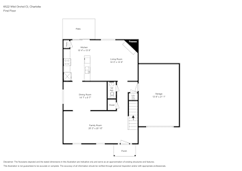 Floor plan 1 for 6522 Wild Orchid Ct