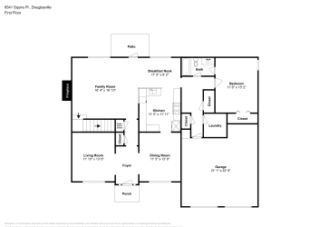 Floor plan 1 for 6541 Squire Pl