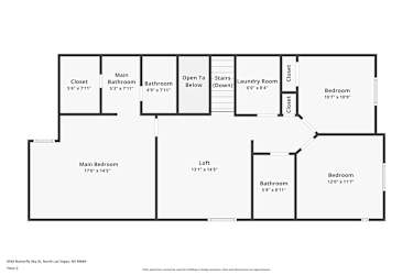 Floor plan 2 for 6545 Butterfly Sky St