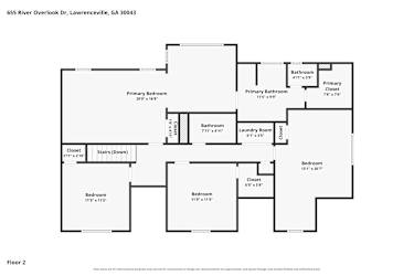 Floor plan 3 for 655 River Overlook Dr