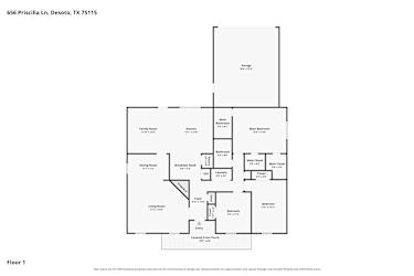 Floor plan 1 for 656 Priscilla Ln