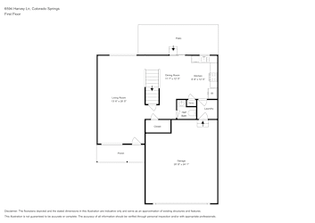 Floor plan 2 for 6594 Harvey Ln