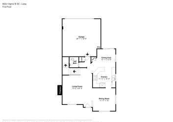Floor plan 1 for 6600 Virginia St SE