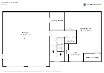 Floor plan 1 for 6603 Mitchell Ln SW