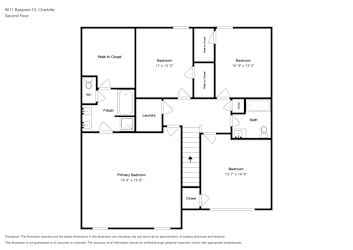 Floor plan 2 for 6611 Balgreen Ct
