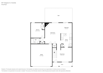Floor plan 1 for 6611 Balgreen Ct