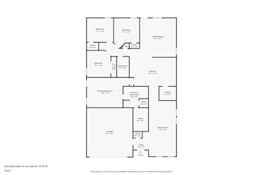 Floor plan 1 for 6616 Chalk River Dr