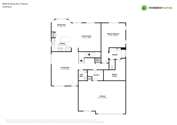 Floor plan 1 for 6630 W Gross Ave