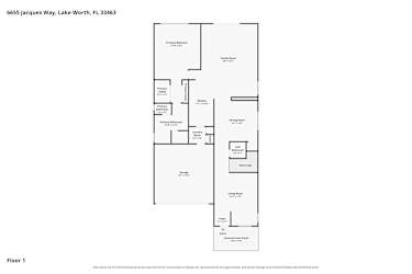 Floor plan 1 for 6655 Jacques Way