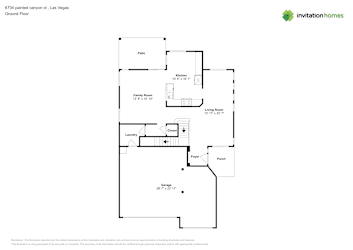 Floor plan 1 for 6704 Painted Canyon Ct