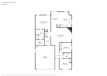 Floor plan 1 for 6736 Winners Dr