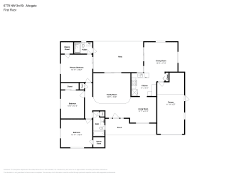 Floor plan 1 for 6778 NW 3rd St
