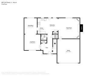 Floor plan 1 for 680 Colt Shoals Ln