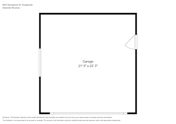Floor plan 1 for 6823 Springwood Dr