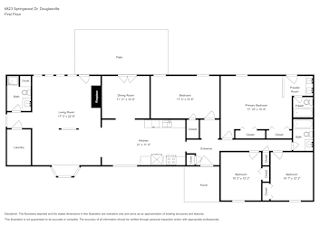 Floor plan 2 for 6823 Springwood Dr