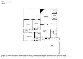 Floor plan 1 for 6839 Melvin Ave